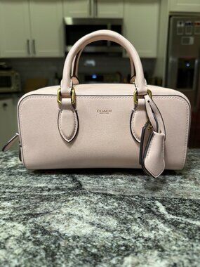 Coach Bowery Satchel in Blush Pink